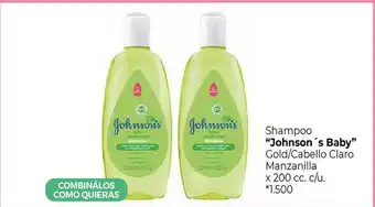 La Anonima Johnson's Baby Shampoo x 200cc oferta