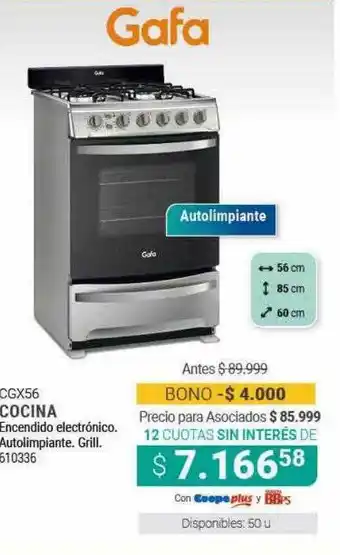 Cooperativa Obrera Cocina Gafa oferta