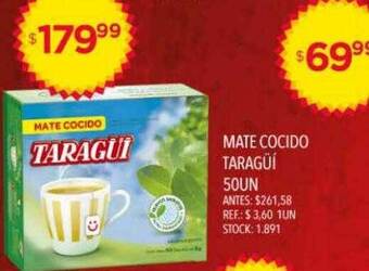 Supermercados Todo Mate Cocido Taragüí oferta