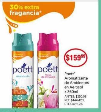 Supermercados Todo Poett Aromatizante De Ambientes En Aerosol oferta