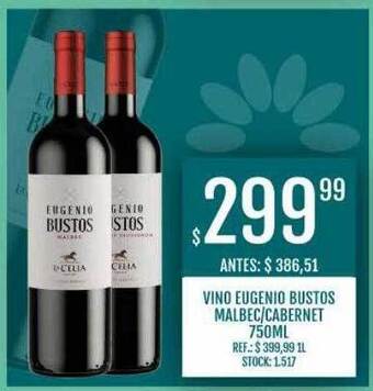 Supermercados Todo Vino Eugenio Bustos Malbec Cabernet oferta