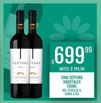 Supermercados Todo Vino Séptima Varietales oferta