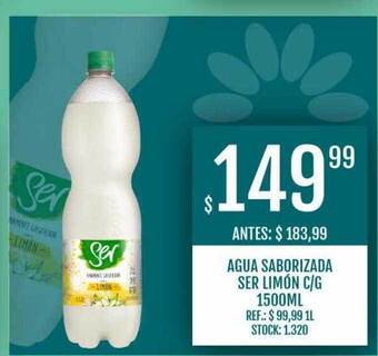 Supermercados Todo Agua Saborizada Ser Limón oferta