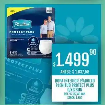 Supermercados Todo Ropa Interior P Adulto Plenitud Protect Plus G Xg oferta
