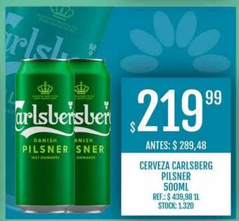 Supermercados Todo Cerveza Carlsberg Pilsner oferta