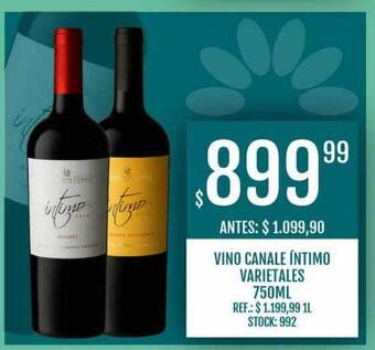 Supermercados Todo Vino Canale íntimo Varietales oferta