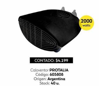Coppel Caloventor Protalia oferta