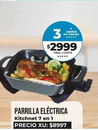 Supermayorista Vital Parrilla Eléctrica Kitchnet 7 En 1 oferta
