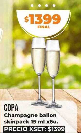 Supermayorista Vital Copa Champagne Ballon Skinpack oferta