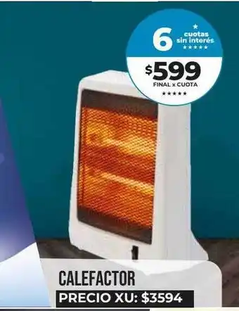 Supermayorista Vital Calefactor oferta