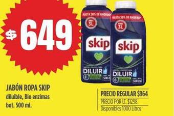 Supermercados Vea Jabón Ropa Skip oferta