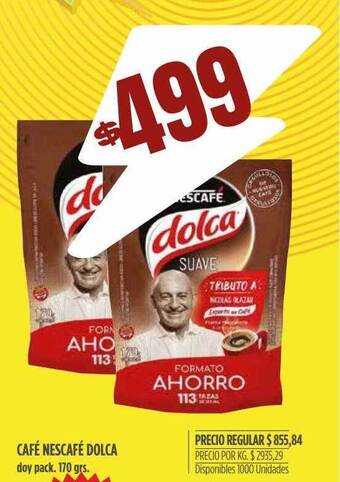 Supermercados Vea Café Nescafé Dolca oferta
