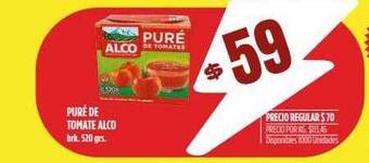 Supermercados Vea Puré De Tomate Alco oferta