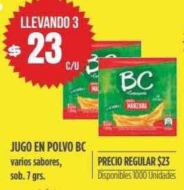 Supermercados Vea Jugo En Polvo Bc oferta