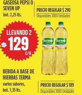 Supermercados Vea Bebida A Base De Hierbas Terma oferta