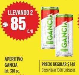 Supermercados Vea Aperitivo Gancia oferta