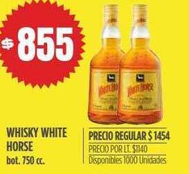 Supermercados Vea Whisky White Horse oferta
