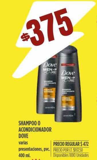 Supermercados Vea Shampoo O Acondicionador Dove oferta