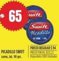 Supermercados Vea Picadillo Swift oferta