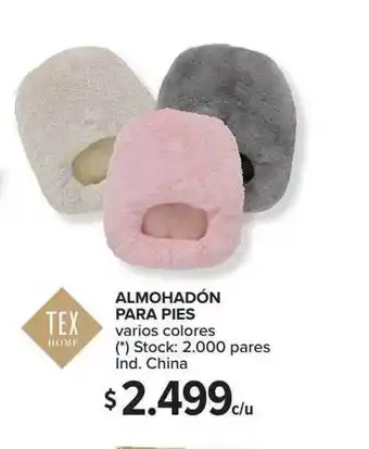 Tex Home Almohadón Para Pies