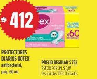 Supermercados Vea Protectores Diarios Kotex oferta