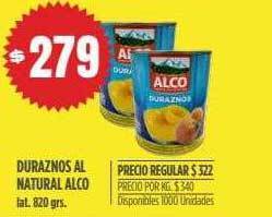Supermercados Vea Duraznos Al Natural Alco oferta