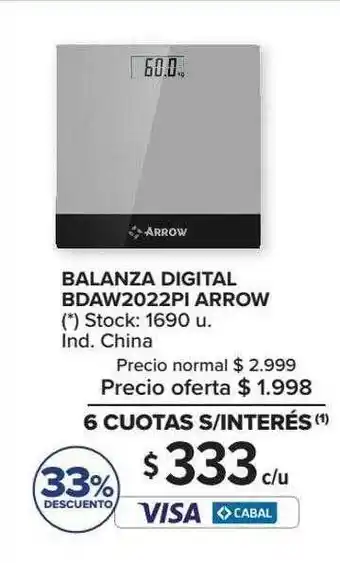 Carrefour Balanza Digital Bdaw2022pi Arrow oferta