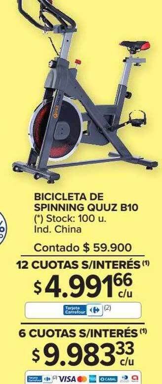 Bici de spinning discount carrefour