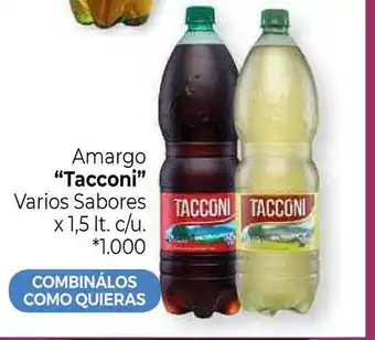 La Anonima Tacconi Amargo x 1,5lt oferta