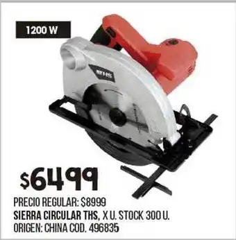 Coto Sierra Circular Ths oferta