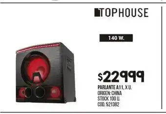 Coto Parlanta A11 Tophouse oferta