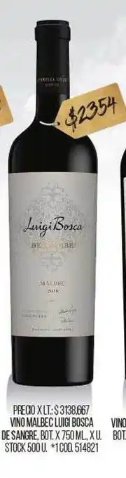 Coto Vino Malbec Luigi Bosca De Sangre oferta