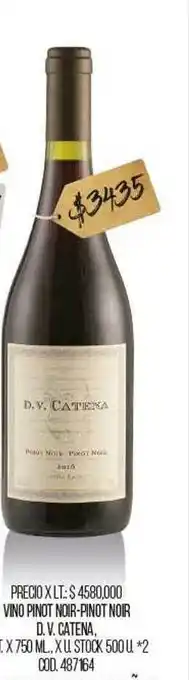 Coto Vino Pinot Noir-pinot Noir D.v. Catena oferta