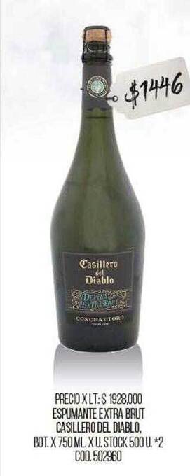 Coto Espumante Extra Brut Casillero Del Diablo oferta
