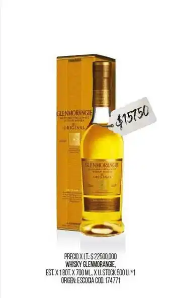 Coto Whisky Glenmorangie oferta