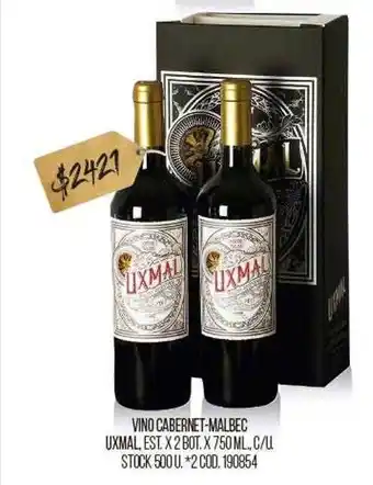 Coto Vino Cabernet-malbec Uxmal oferta