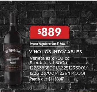 Disco Vino Los Intocables oferta