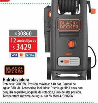 Casa Silvia Hidrolavadora Black+decker oferta