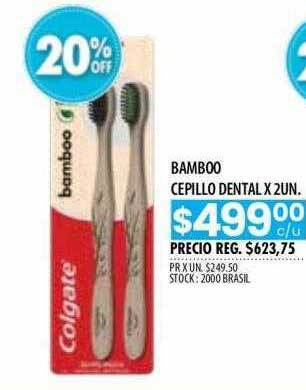 Pigmento Bamboo Cepillo Dental 20% Off oferta