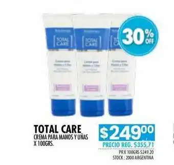 Pigmento Total Care Crema Para Manos Y Uñas 30% Off oferta