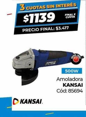 Diarco Amoladora Kansai oferta