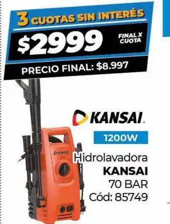 Diarco Hidrolavadora Kansai 70 Bar oferta