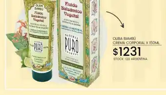Pigmento Oliba Bambú Crema Corporal oferta