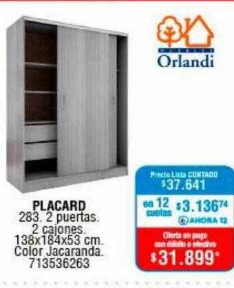 Perozzi Placard Orlandi oferta