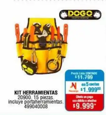 Perozzi Kit Herramientas Dogo oferta