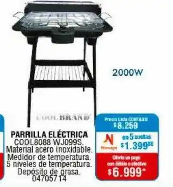 Perozzi Parrilla Eléctrica oferta
