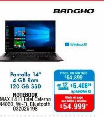 Perozzi Bangho Notebook oferta