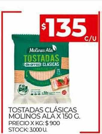 Supermercados DIA Tostadas Clásicas Molinos Ala oferta
