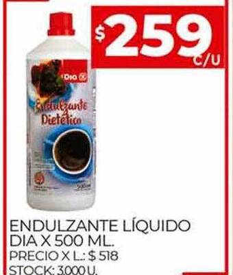 Supermercados DIA Endulzante Líquido Dia oferta