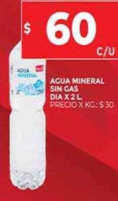 Supermercados DIA Agua Mineral Sin Gas Dia oferta